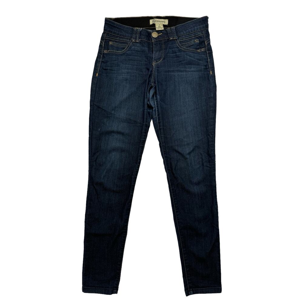 DEMOCRACY Ab Technology Dark Wash Skinny Jeans Size 4 Womens Stretch #B1226ADEX